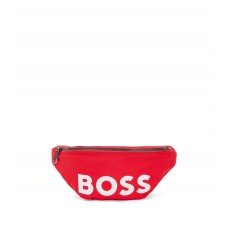 Hugo Boss Recycled-nylon belt bag with tonal logo 4063534404511 Red