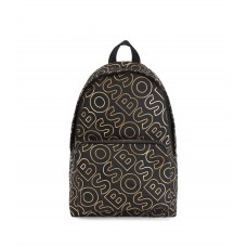 Hugo Boss Logo-print backpack in recycled fabric 4063534404887 Black