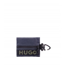 Hugo Boss Logo coin case with clip 4063534405235 Dark Blue
