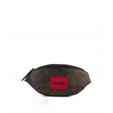 Hugo Boss Logo belt bag in recycled fabric with camouflage print 4063534981876 Patterned