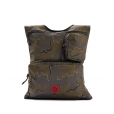 Hugo Boss Camouflage-print backpack with red stacked-logo label 4063534982156 Patterned