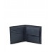 Hugo Boss Grained-leather wallet with monogram embossing 4063535025258 Dark Blue