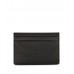 Hugo Boss Card holder in grained leather with embossed logo 4063535026422 Black