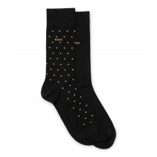 Hugo Boss Two-pack of socks in a mercerised-cotton blend 4063536003156 Black