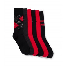 Hugo Boss Six-pack of socks in a cotton blend 4063536003194 Black/Dark Grey/Red