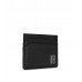 Hugo Boss Grained-leather card holder with stacked logo 4063536086470 Black