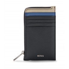 Hugo Boss Multi-coloured coin case in matte leather 4063536090927 Dark Blue