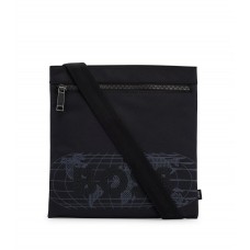 Hugo Boss Recycled-material envelope bag with studded logo 4063536091597 Black