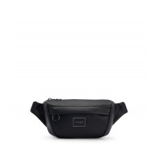 Hugo Boss Faux-leather belt bag with framed logo 4063536373723 Black