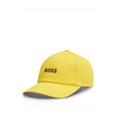 Hugo Boss Cotton-twill cap with HD logo 4063537859929 Light Yellow
