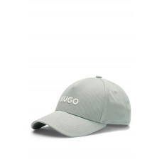 Hugo Boss Cotton-twill cap with 3D embroidered logo 4063537886055 Light Green