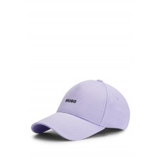 Hugo Boss Cotton-twill cap with printed logo 4063537886192 Light Purple