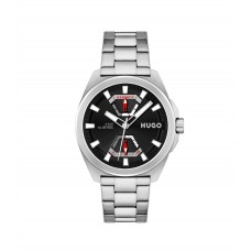 Hugo Boss Angular stainless-steel watch with link bracelet 7613272466738 Assorted-Pre-Pack