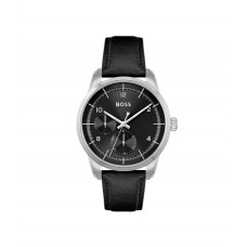 Hugo Boss Black-dial multi-eye watch with leather strap 7613272467971 Assorted-Pre-Pack
