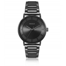 Hugo Boss Black-plated watch with tonal dial 7613272493765 Assorted-Pre-Pack