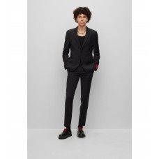 Hugo Boss Extra-slim-fit suit in a super-flex wool blend 50450994-001 Black