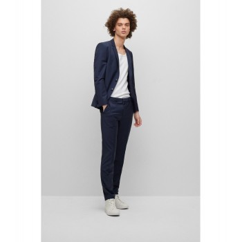 Hugo Boss Extra-slim-fit suit in a super-flex wool blend 50450994-405 Dark Blue
