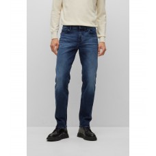 Hugo Boss Regular-fit jeans in dark-blue Italian stretch denim 50463090-414 Dark Blue