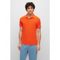 Hugo Boss Slim-fit polo shirt in cotton piqué 50468576-626 Orange