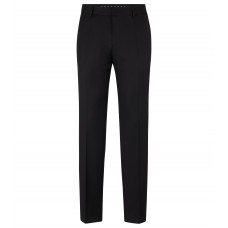 Hugo Boss Slim-fit trousers in virgin-wool serge 50469174-001 Black