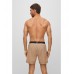 Hugo Boss Contrast-logo swim shorts in recycled material 50469302-260 Beige