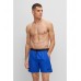 Hugo Boss Contrast-logo swim shorts in recycled material 50469302-433 Blue