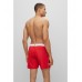Hugo Boss Contrast-logo swim shorts in recycled material 50469302-628 Red
