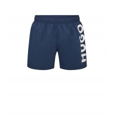 Hugo Boss Quick-dry fully lined swim shorts in recycled fabric 50469303-405 Dark Blue