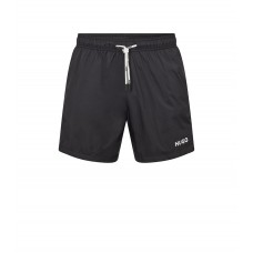 Hugo Boss Quick-drying swim shorts in recycled fabric with logo 50469312-001 Black