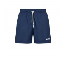 Hugo Boss Quick-drying swim shorts in recycled fabric with logo 50469312-405 Dark Blue
