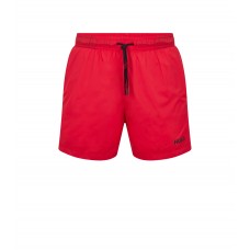 Hugo Boss Quick-drying swim shorts in recycled fabric with logo 50469312-693 Red