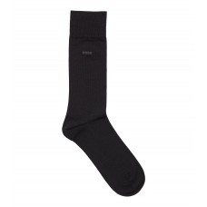 Hugo Boss Regular-length logo socks in a wool blend hbeu50469847-001 Black