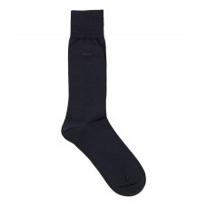Hugo Boss Regular-length logo socks in a wool blend hbeu50469847-401 Dark Blue