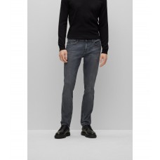 Hugo Boss Slim-fit jeans in blue Italian super-soft denim 50470490-030 Grey