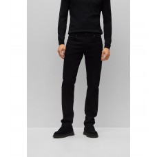 Hugo Boss Regular-fit jeans in black-black Italian denim 50470510-003 Black