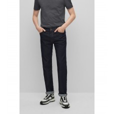 Hugo Boss Regular-fit jeans in dark-blue comfort-stretch denim 50470512-410 Dark Blue