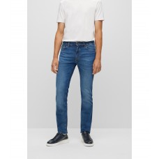 Hugo Boss Regular-fit jeans in blue comfort-stretch denim 50470538-417 Dark Blue
