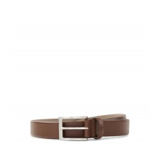 Hugo Boss Nappa-leather belt with pin buckle 50470787-217 Brown