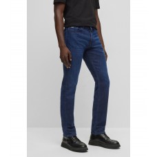 Hugo Boss Slim-fit jeans in blue super-stretch denim 50471014-417 Dark Blue