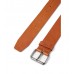 Hugo Boss Italian-leather belt with gunmetal-effect hardware 50471299-216 Brown