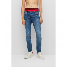 Hugo Boss Extra-slim-fit jeans in blue comfort-stretch denim 50472820-435 Blue