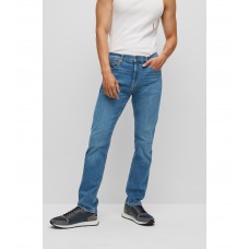 Hugo Boss Slim-fit jeans in blue super-stretch denim 50472836-450 Light Blue