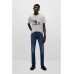 Hugo Boss Extra-slim-fit jeans in ocean-blue denim 50472846-410 Dark Blue