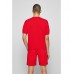 Hugo Boss Knitted-cotton short-sleeved sweater with embroidered logo 50472880-623 Red