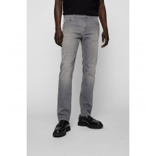 Hugo Boss Regular-fit jeans in grey lightweight denim 50472989-037 Grey