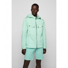 Hugo Boss Regular-fit jacket with detachable hood and twin pockets 50473108-338 Light Green