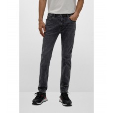 Hugo Boss Slim-fit jeans in black comfort-stretch denim 50473389-020 Dark Grey