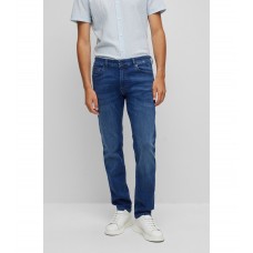 Hugo Boss Regular-fit jeans in blue super-stretch denim 50473399-421 Blue