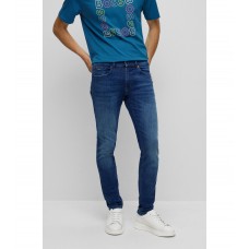 Hugo Boss Skinny-fit jeans in blue super-stretch denim 50473403-421 Blue