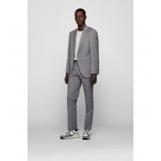 Hugo Boss Regular-fit suit in micro-patterned virgin wool 50473608-034 Grey